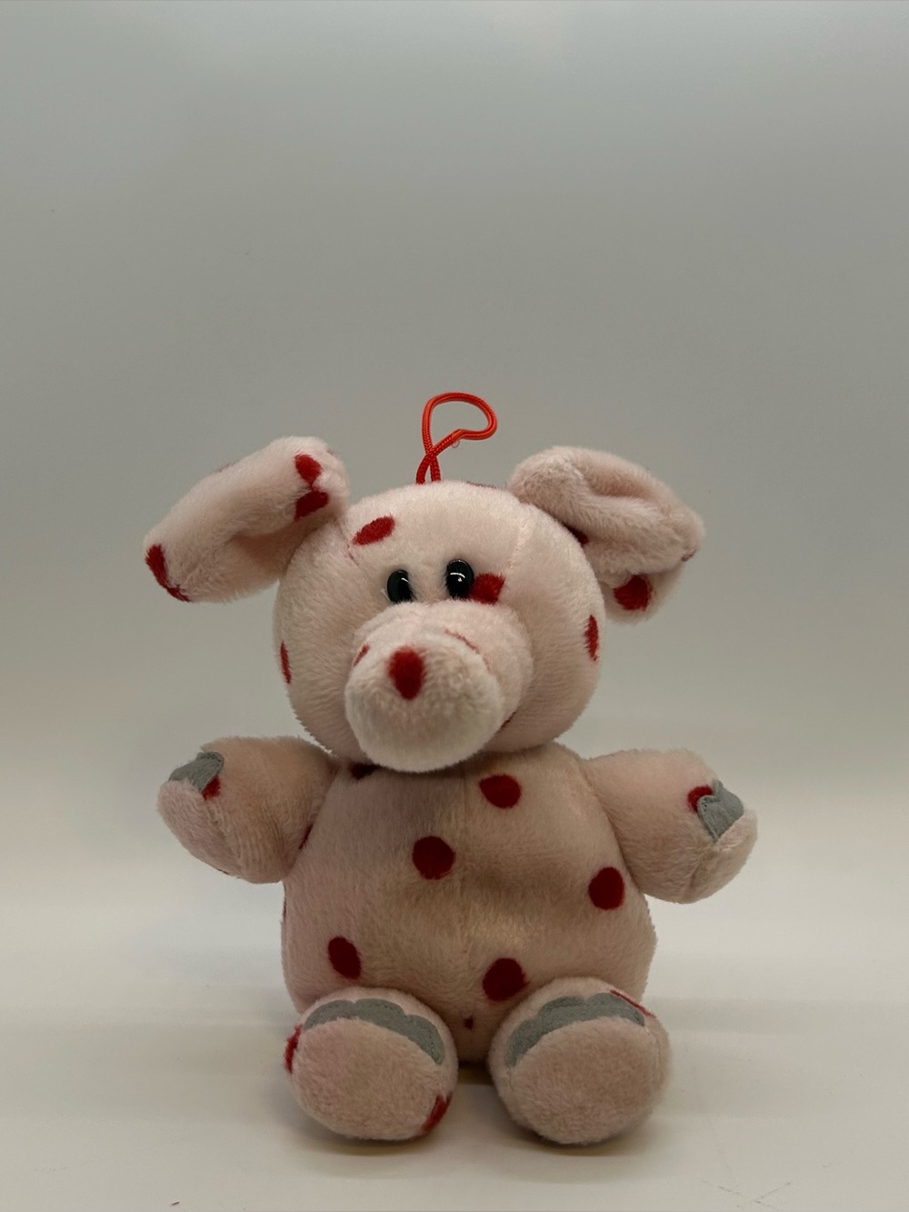 VTG 1998 Rudolph Island Misfit Toys Pink Polka Dot Elephant Stuffins CVS Plush